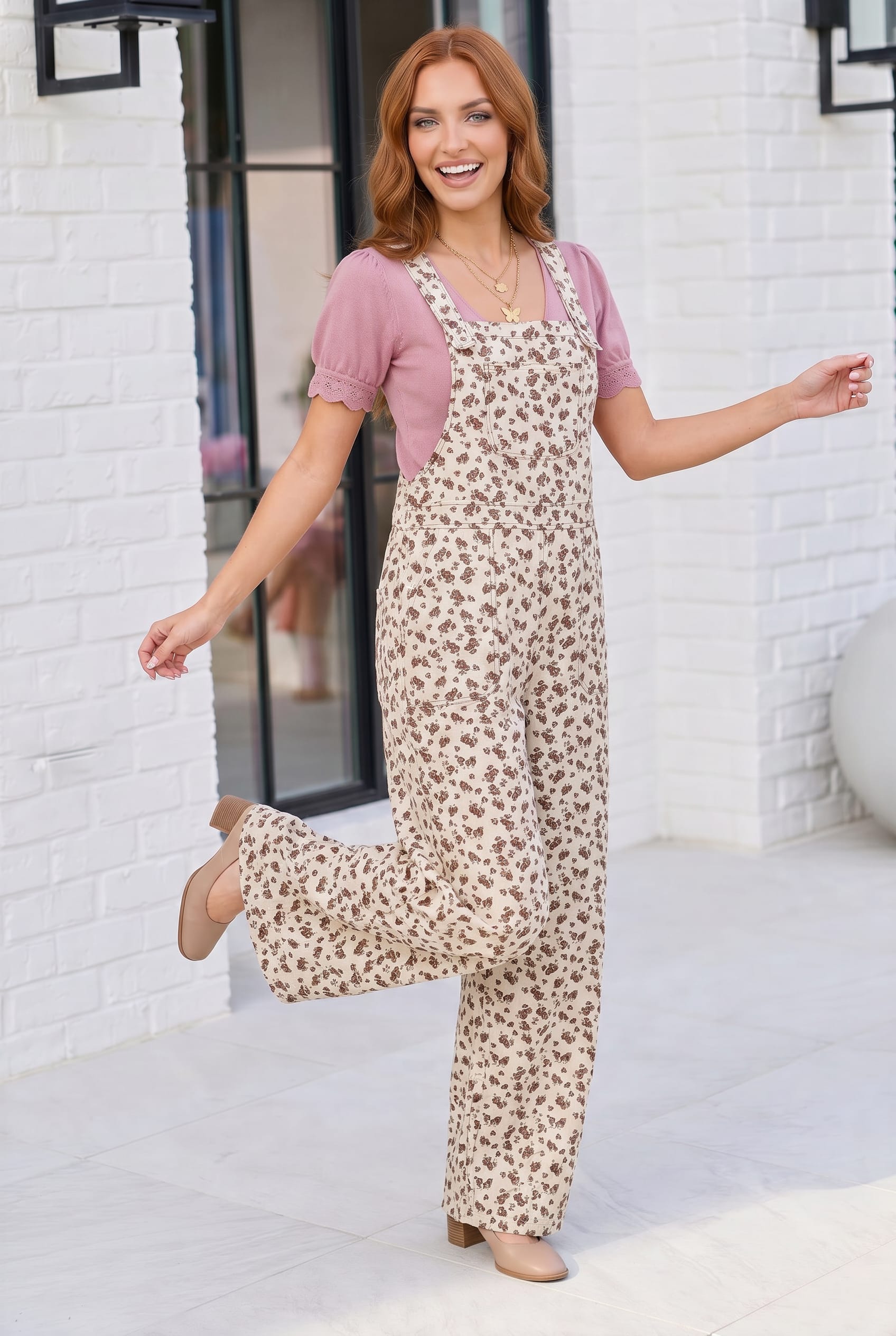 Wildflower Fields Floral Overalls