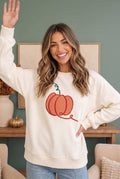 Pumpkin Patch Corded Sweatshirt