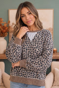 Wild At Heart Leopard Print Sweatshirt