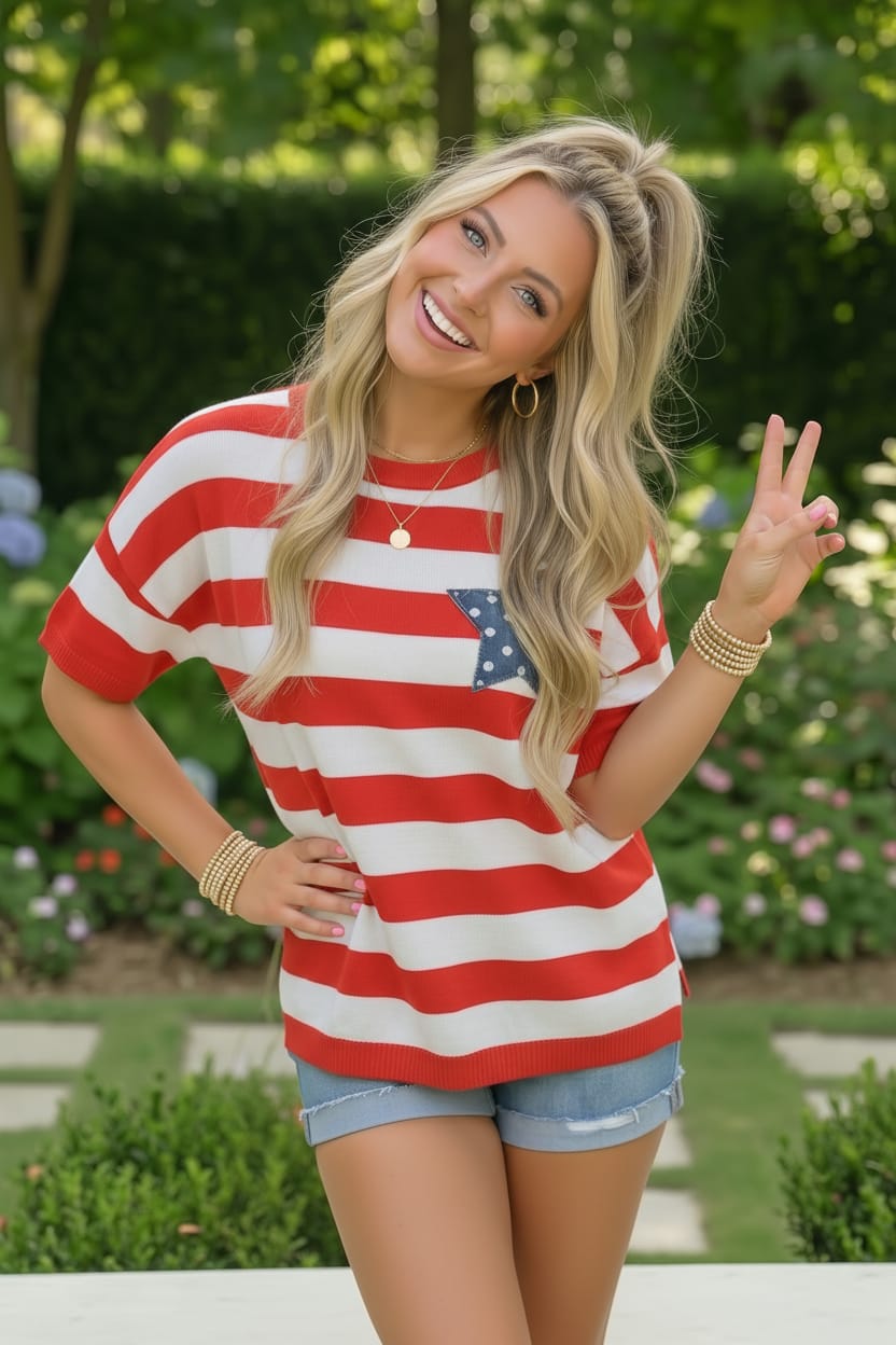 Let's Celebrate Knit Tee