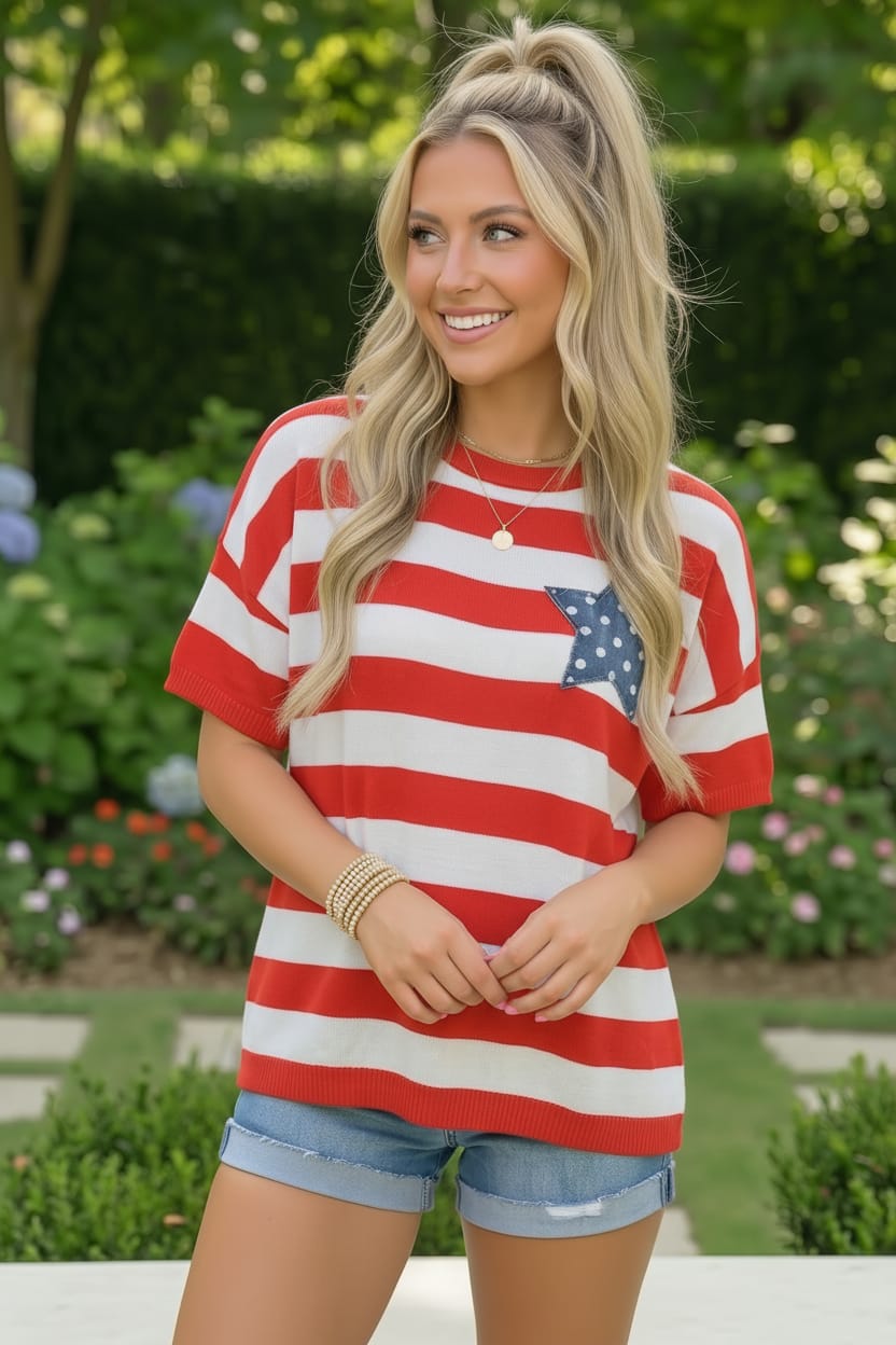 Let's Celebrate Knit Tee