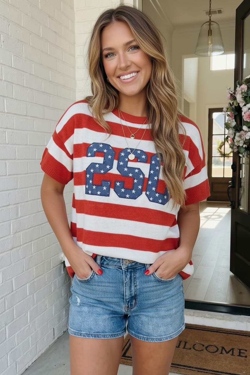 Stars and Stripes '250' Top